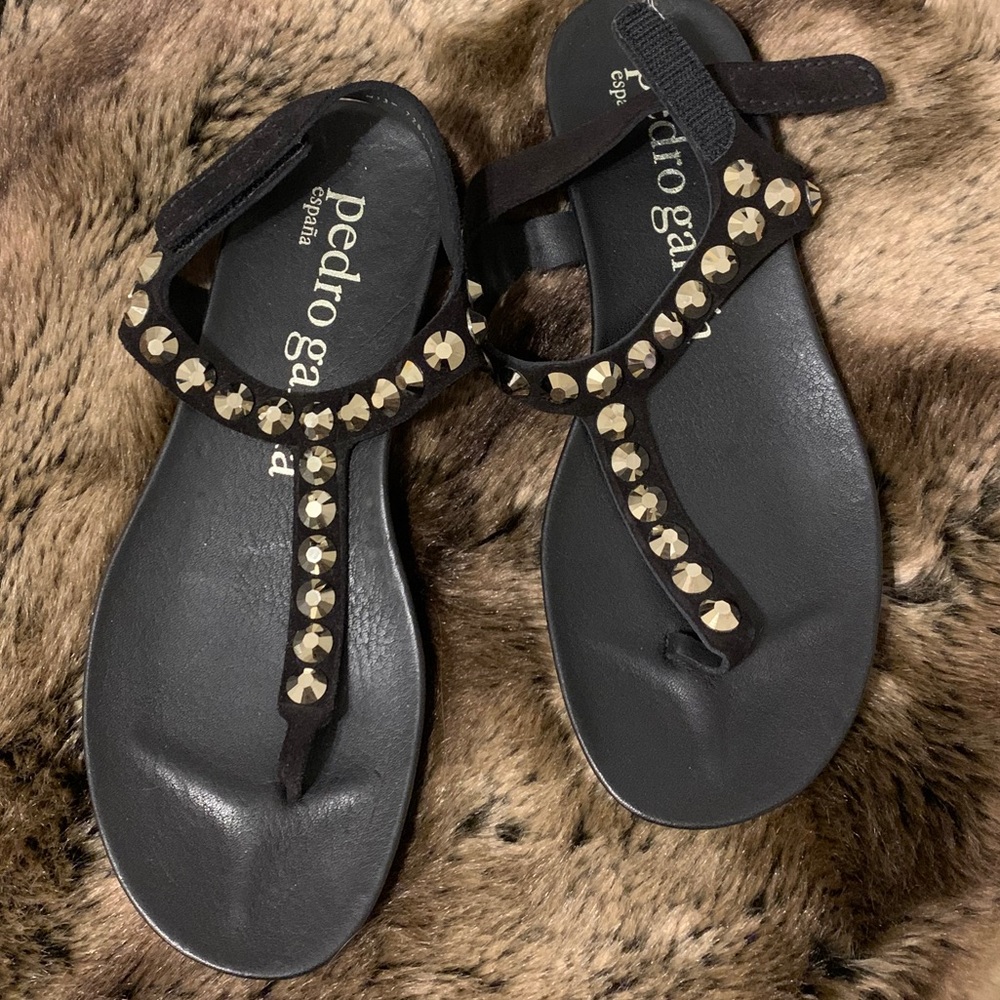 Pedro Garcia Swarovski Element Sandals SZ 37